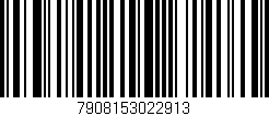 Código de barras (EAN, GTIN, SKU, ISBN): '7908153022913'