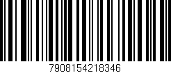 Código de barras (EAN, GTIN, SKU, ISBN): '7908154218346'