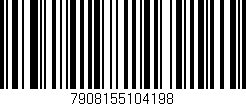 Código de barras (EAN, GTIN, SKU, ISBN): '7908155104198'