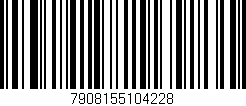 Código de barras (EAN, GTIN, SKU, ISBN): '7908155104228'