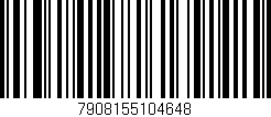 Código de barras (EAN, GTIN, SKU, ISBN): '7908155104648'