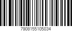 Código de barras (EAN, GTIN, SKU, ISBN): '7908155105034'