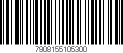 Código de barras (EAN, GTIN, SKU, ISBN): '7908155105300'