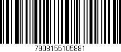 Código de barras (EAN, GTIN, SKU, ISBN): '7908155105881'