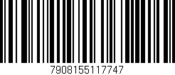 Código de barras (EAN, GTIN, SKU, ISBN): '7908155117747'