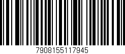 Código de barras (EAN, GTIN, SKU, ISBN): '7908155117945'