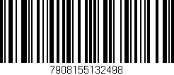 Código de barras (EAN, GTIN, SKU, ISBN): '7908155132498'
