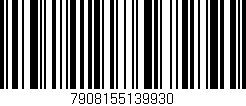 Código de barras (EAN, GTIN, SKU, ISBN): '7908155139930'