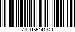 Código de barras (EAN, GTIN, SKU, ISBN): '7908155141643'