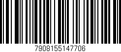 Código de barras (EAN, GTIN, SKU, ISBN): '7908155147706'