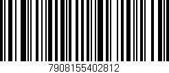 Código de barras (EAN, GTIN, SKU, ISBN): '7908155402812'