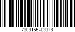 Código de barras (EAN, GTIN, SKU, ISBN): '7908155403376'