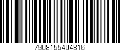 Código de barras (EAN, GTIN, SKU, ISBN): '7908155404816'