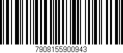 Código de barras (EAN, GTIN, SKU, ISBN): '7908155900943'