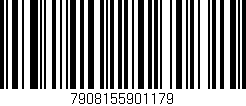 Código de barras (EAN, GTIN, SKU, ISBN): '7908155901179'