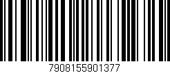 Código de barras (EAN, GTIN, SKU, ISBN): '7908155901377'