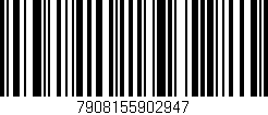 Código de barras (EAN, GTIN, SKU, ISBN): '7908155902947'