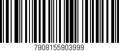 Código de barras (EAN, GTIN, SKU, ISBN): '7908155903999'