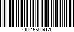 Código de barras (EAN, GTIN, SKU, ISBN): '7908155904170'