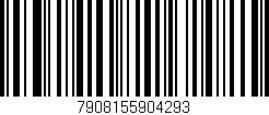 Código de barras (EAN, GTIN, SKU, ISBN): '7908155904293'