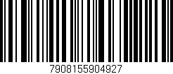 Código de barras (EAN, GTIN, SKU, ISBN): '7908155904927'