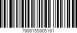Código de barras (EAN, GTIN, SKU, ISBN): '7908155905191'