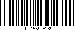 Código de barras (EAN, GTIN, SKU, ISBN): '7908155905269'