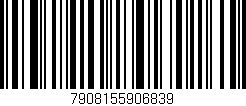 Código de barras (EAN, GTIN, SKU, ISBN): '7908155906839'