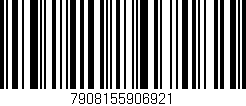 Código de barras (EAN, GTIN, SKU, ISBN): '7908155906921'