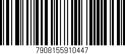 Código de barras (EAN, GTIN, SKU, ISBN): '7908155910447'