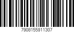Código de barras (EAN, GTIN, SKU, ISBN): '7908155911307'