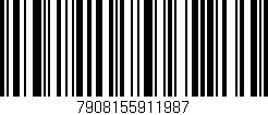 Código de barras (EAN, GTIN, SKU, ISBN): '7908155911987'
