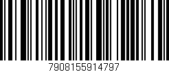 Código de barras (EAN, GTIN, SKU, ISBN): '7908155914797'