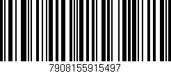 Código de barras (EAN, GTIN, SKU, ISBN): '7908155915497'