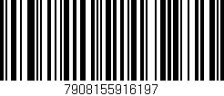 Código de barras (EAN, GTIN, SKU, ISBN): '7908155916197'