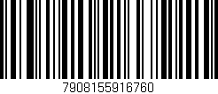 Código de barras (EAN, GTIN, SKU, ISBN): '7908155916760'