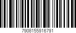 Código de barras (EAN, GTIN, SKU, ISBN): '7908155916791'