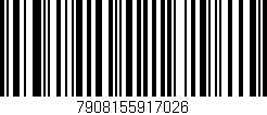 Código de barras (EAN, GTIN, SKU, ISBN): '7908155917026'