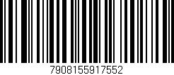 Código de barras (EAN, GTIN, SKU, ISBN): '7908155917552'