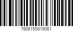 Código de barras (EAN, GTIN, SKU, ISBN): '7908155918061'