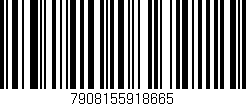 Código de barras (EAN, GTIN, SKU, ISBN): '7908155918665'