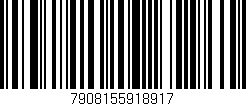 Código de barras (EAN, GTIN, SKU, ISBN): '7908155918917'