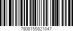 Código de barras (EAN, GTIN, SKU, ISBN): '7908155921047'