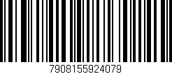 Código de barras (EAN, GTIN, SKU, ISBN): '7908155924079'
