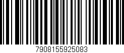 Código de barras (EAN, GTIN, SKU, ISBN): '7908155925083'