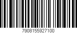 Código de barras (EAN, GTIN, SKU, ISBN): '7908155927100'