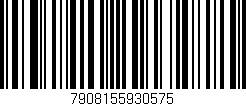 Código de barras (EAN, GTIN, SKU, ISBN): '7908155930575'