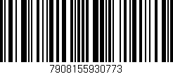 Código de barras (EAN, GTIN, SKU, ISBN): '7908155930773'