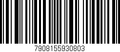 Código de barras (EAN, GTIN, SKU, ISBN): '7908155930803'