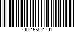 Código de barras (EAN, GTIN, SKU, ISBN): '7908155931701'